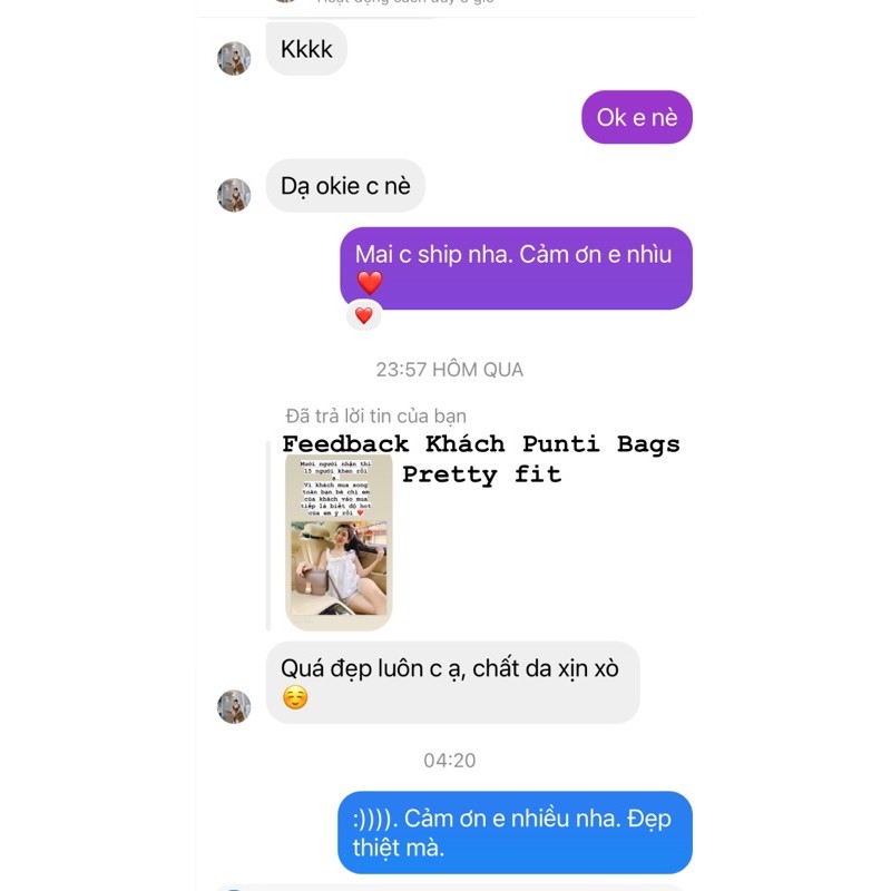 Túi xách nữ cao cấp đeo chéo xuất dư like auth 1:1 | Punti Bags