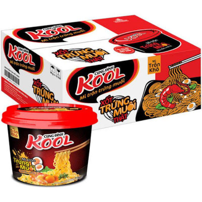 MÌ TRỘN KOOL TRỨNG MUỐI 90GR/HỘP