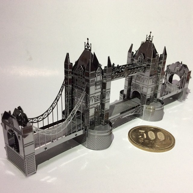 Mô Hình Kim Loại Lắp Ráp 3D Metal Mosaic Cầu Tháp Luân Đôn