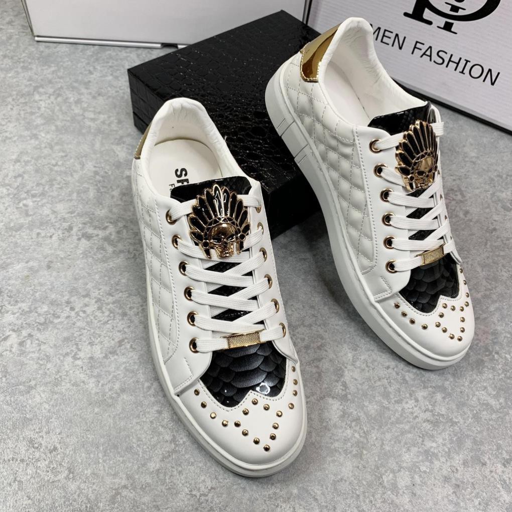 Giày nam cao cấp họa tiết thổ dân, giày sneaker phong cách thể thao hàn quốc | BigBuy360 - bigbuy360.vn