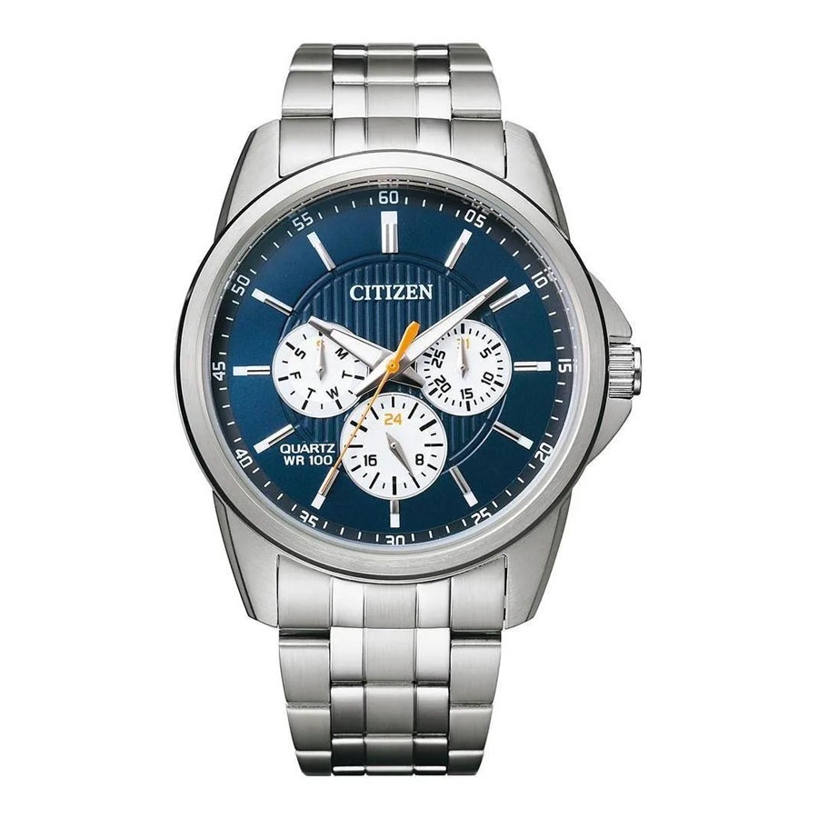 Đồng Hồ Nam Citizen Dây Thép Không Gỉ AG8340-58L - Mặt Xanh