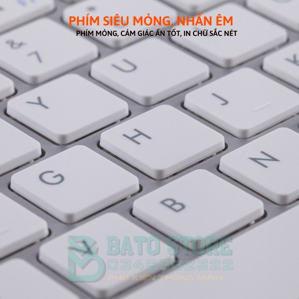 Bàn Phím Bluetooth Không Dây X5, Kiểu Dáng MAC, Thiết Kế Sang Trọng, Nhỏ Gọn, Tiện Lợi