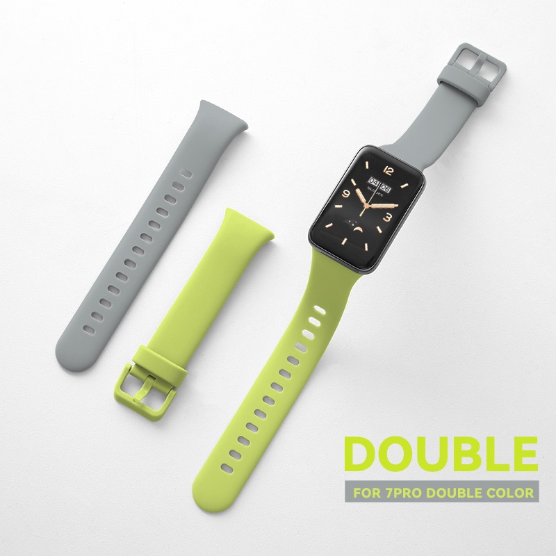 Dây Đeo Thay Thế Bằng Silicon Màu Tương Phản Cho xiaomi Band 7pro 7 PRO nfc