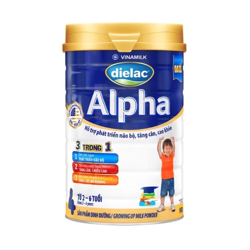 Sữa bột Dielac Alpha số 4 900g