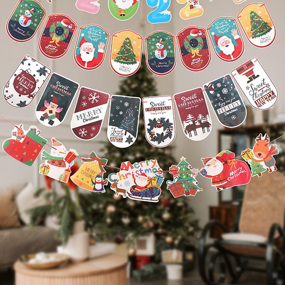 Dây Treo Trang Trí Giáng Sinh Chữ Merry Christmas