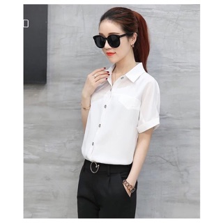 Áo sơ mi nữ tay ngắn SM505