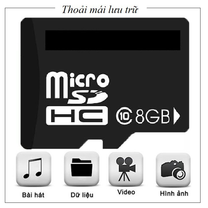 Thẻ Nhớ 8GB Class 10 + Tặng 1 Đầu Đọc Thẻ All-In-One