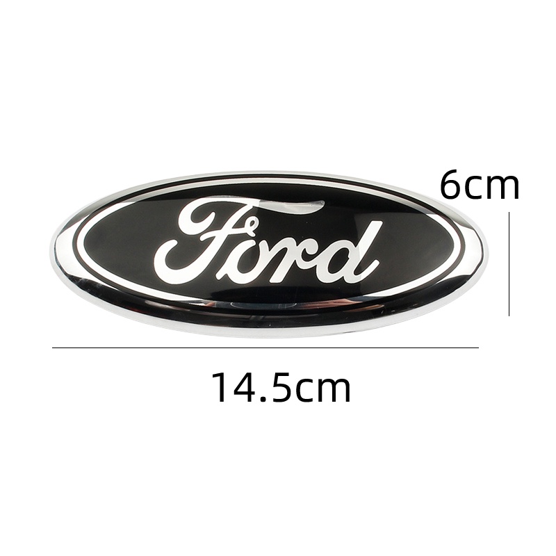 1 ❤ Logo FORD 07-13 Mondeo Bằng Hợp Kim Nhôm Gắn Trước Và Sau Xe Hơi FORD