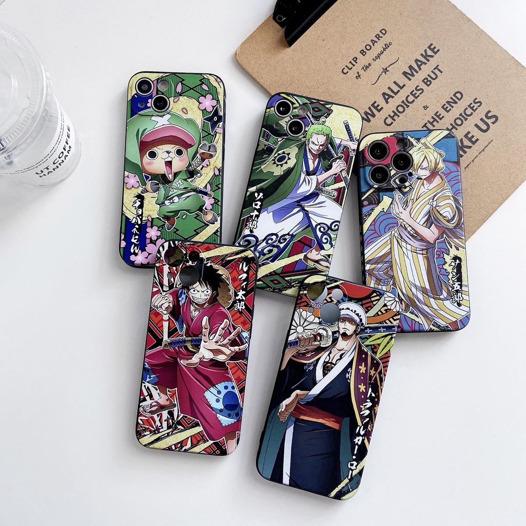 Ốp Điện Thoại In Hoạt Hình One Piece Cho for iPhone13 for iPhone12 11ProMax 13Pro MaxXs