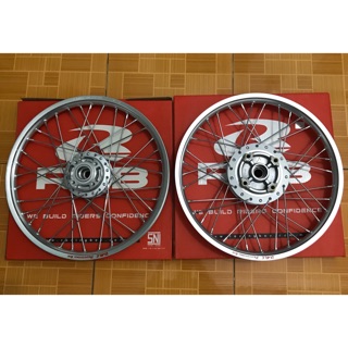 Bộ bánh exciter 135 2011 đùm bạc zin,căm crom, niềng nhôm DALE thái kèm ruột vỏ maxxis 2.25 và 2.50