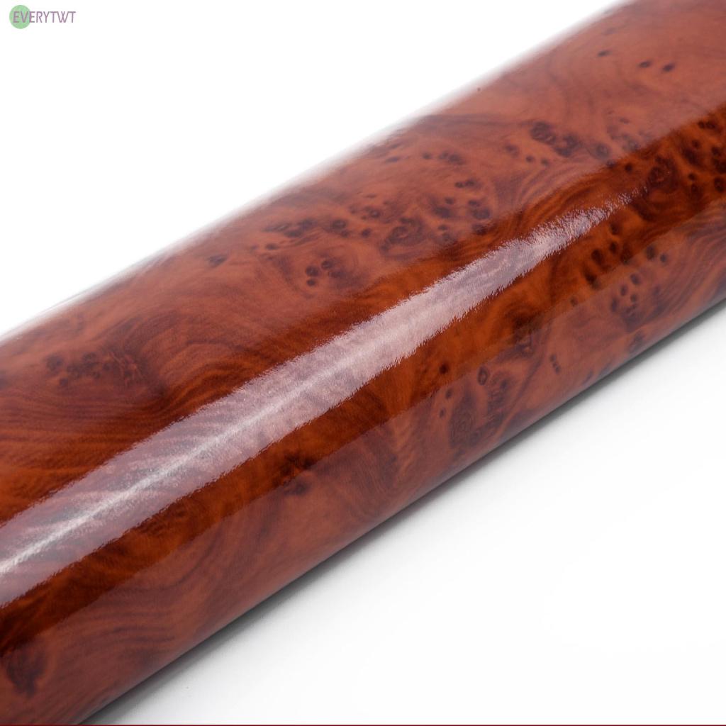 【BẢN CAO CẤP - SẴN HÀNG】Giấy Dán Vinyl Vân Gỗ Bóng Gương Oto & Nội Thất - Khổ Lớn 30x100cm - Tự Dính, Chống Nước, Dễ Dán - Giao Hàng Nhanh