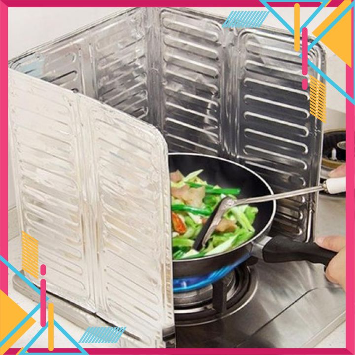 TẤM CHẮN DẦU MỠ⚡FREESHIP⚡TẤM CHẮN BẾP GA BẰNG HỢP KIM NHÔM CHẮN DẦU MỠ CHẮN GIÓ BẾP GA ĐA NĂNG