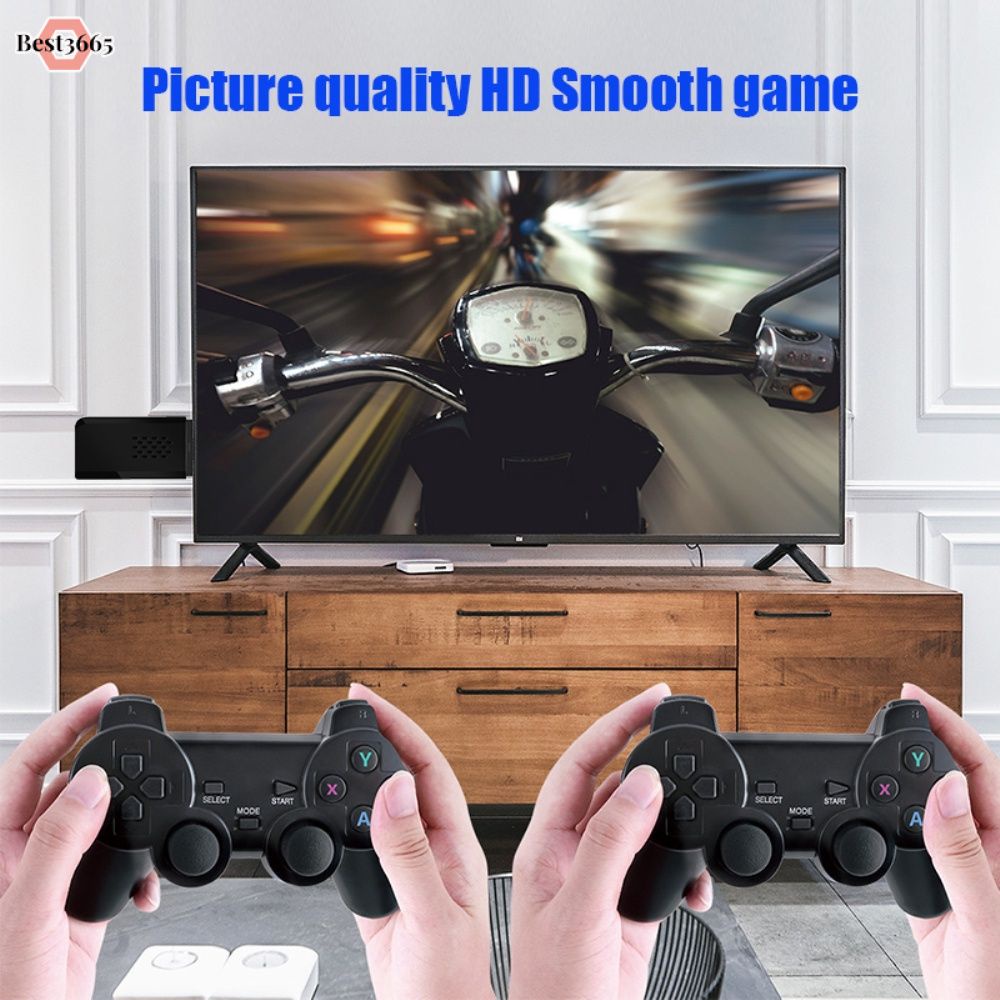 Wireless Video Game Console TV Retro Console Classic 10000 Games Stick 4K HDMI-compatible Double Controller For PS1/FC/GBA best3665