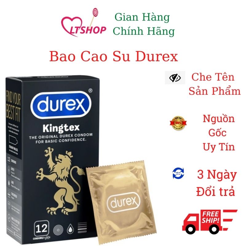 Bao Cao Su Durex Kingtex 12 bao