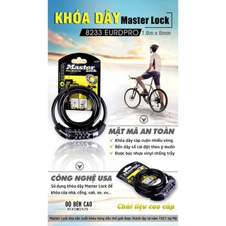 Khóa dây Master Lock 8233 1.8m
