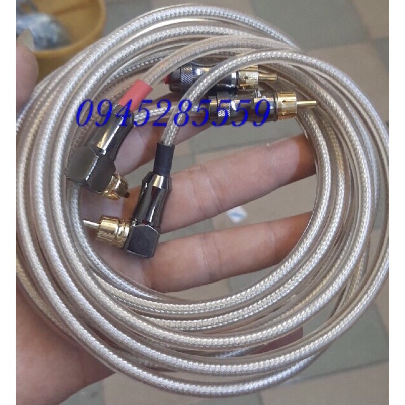 Dây av hoa sen TH408 cong kết nối amply chống nhiễu chống ù siêu tốt