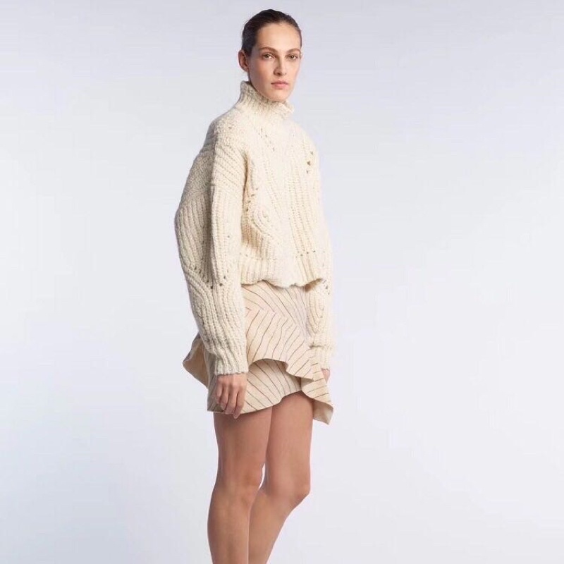 Áo len nữ cao cổ croptop xuất dư ,áo len nữ dáng ngắn | BigBuy360 - bigbuy360.vn