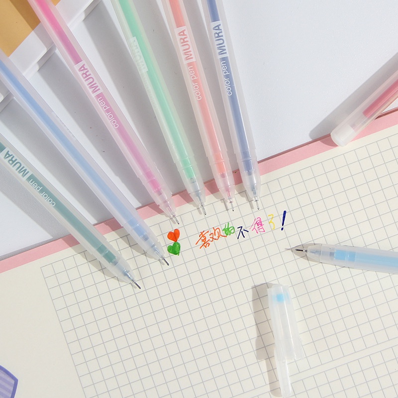 Hộp bút Gel Nhiều Màu Mura HOT HIT - Hộp Bút Mực Nước 12 Màu🍉Duashop🍉