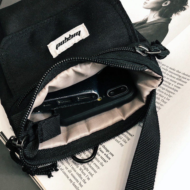 Túi Đeo Chéo Mini Phong Cách Thời Trang Ulzzang Hàn Quốc Dành Cho Nam Giới