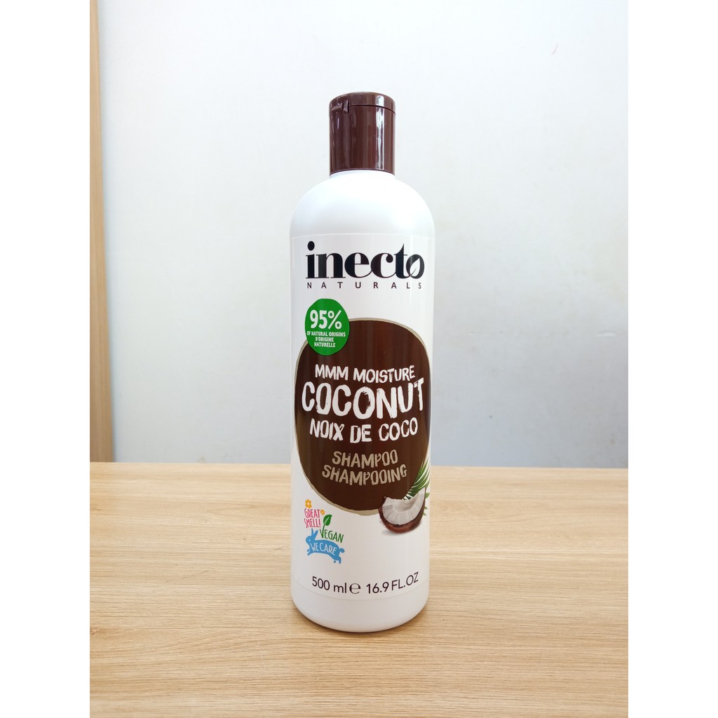 Dầu gội/xả Inecto Natural tinh dầu dừa 500ml