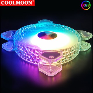 Fan Led RGB Coolmool Kim Cương Mới Nhất Cho Người Đã Có Hub+ Remote Muốn Nâng Cấp Thêm Fan