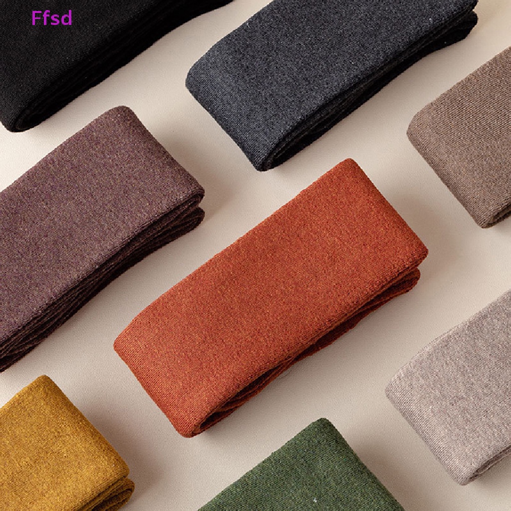 {Ffsd} Fashion Thicken Thigh High Socks Women Solid Long Stockings Warm Wool High Knee Socks Femme Leg Boots *Hot Sale