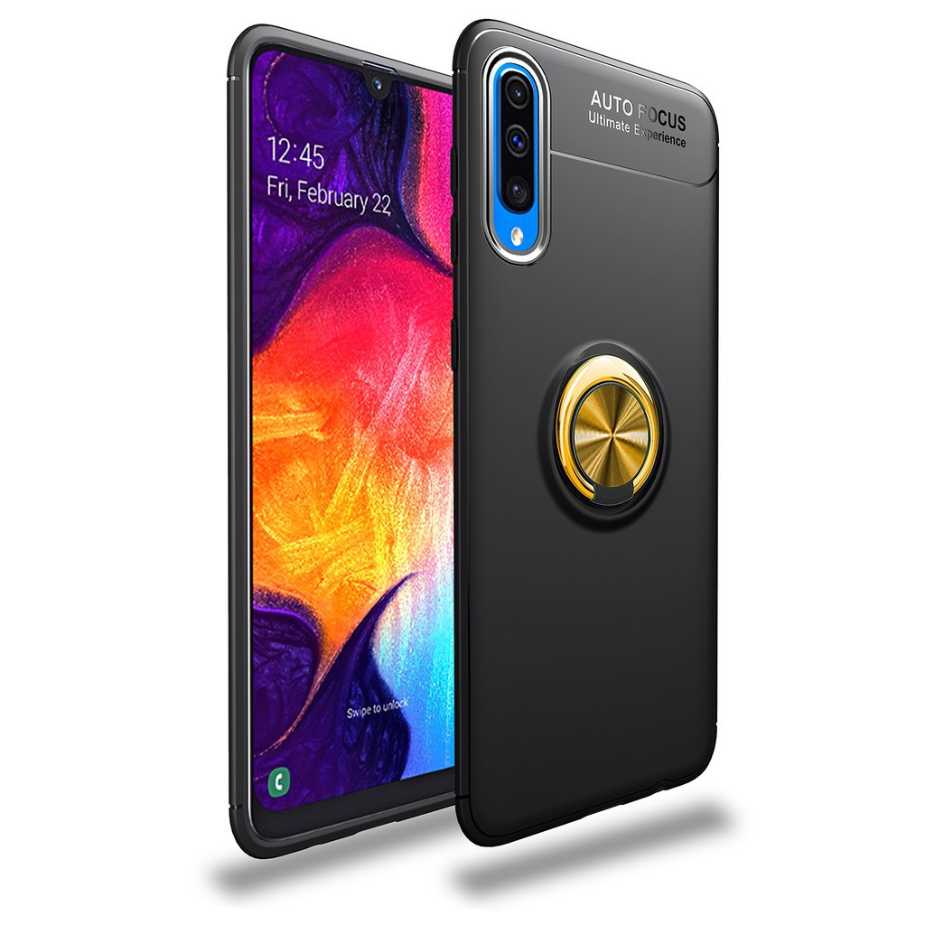 Ốp Lưng Silicone Có Vòng Nhẫn Từ Tính Tiện Dụng Cho Samsung Galaxy A50 A50S A30S A70 A30 A20 A10 M30S M21 A20S | BigBuy360 - bigbuy360.vn