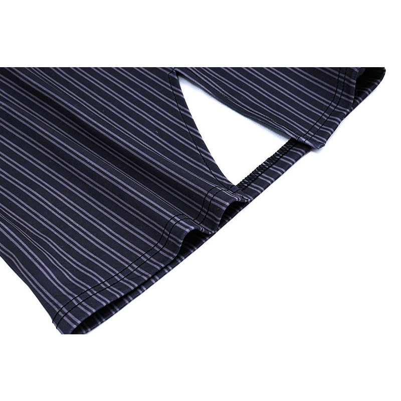 Áo Tank Top Kẻ Sọc Hở Lưng Phối Nút Thời Trang Cho Nữ