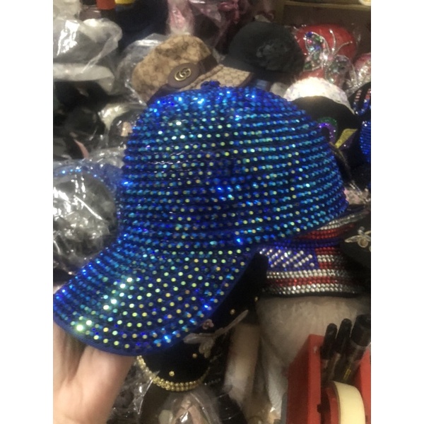 Nón đính đá nguyên nón cao cấp