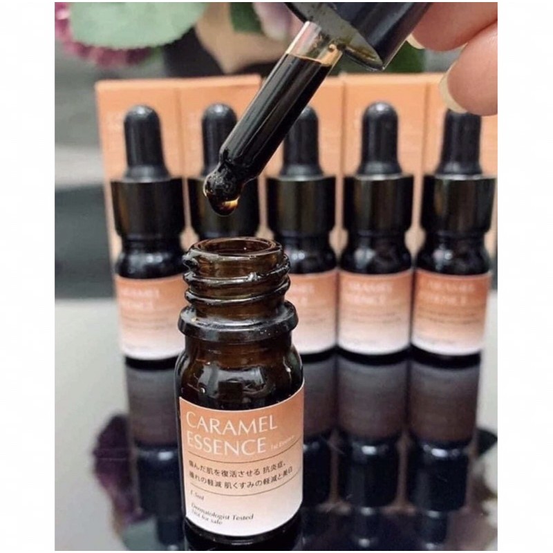 Serum giảm mụn thâm caramel essence Nhật Bản