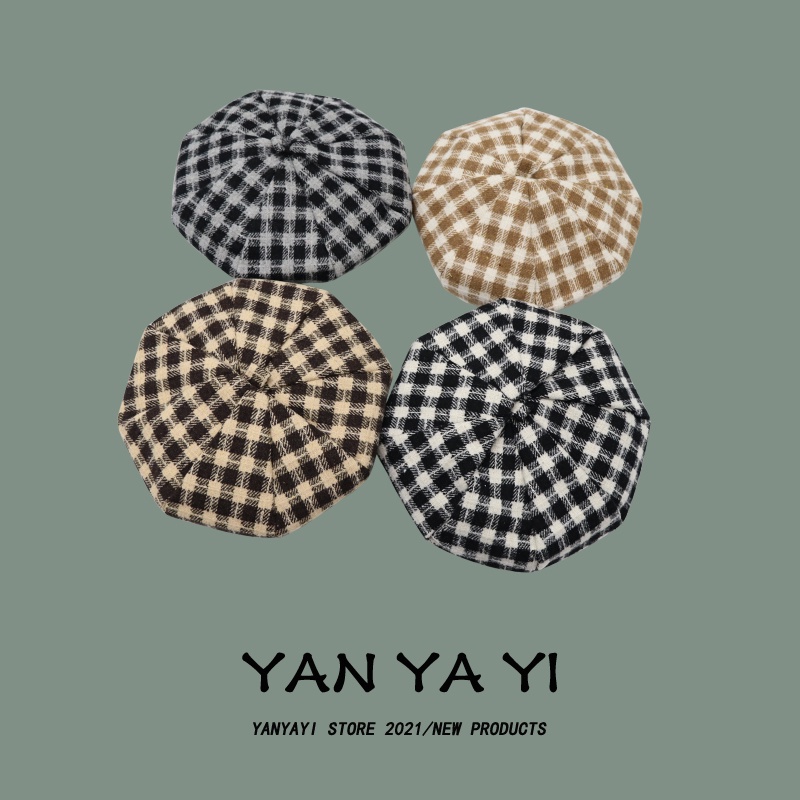 Mũ beret phong cách họa sĩ thời trang thu đông dành cho nữ