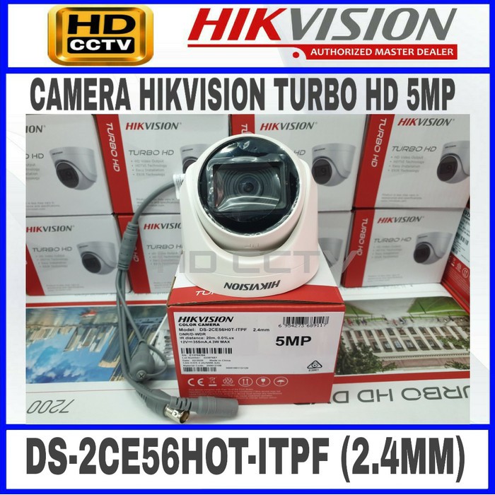 5mp Góc Rộng Ds-2ce56h0t-itpf Cctv (2.4mm)