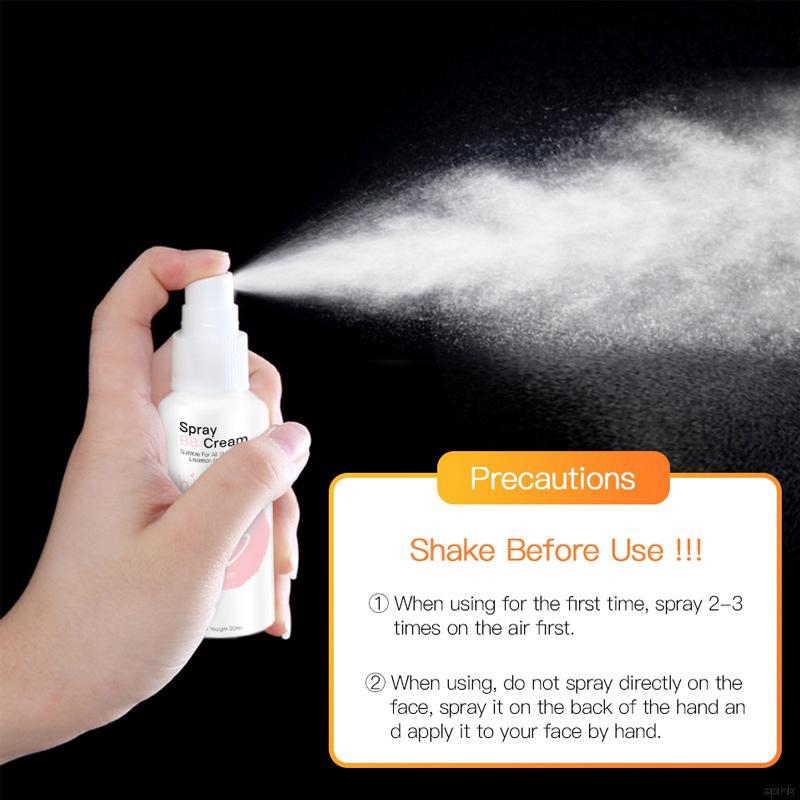 [Hàng mới về] Kem BB trang điểm thoáng khí và nhẹ trên da thiết kế dạng xịt 20ml nhỏ gọn | BigBuy360 - bigbuy360.vn