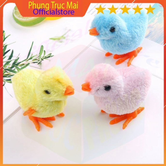 Gà con vặn cót biết chạy cho bé, Gà con chạy cót.