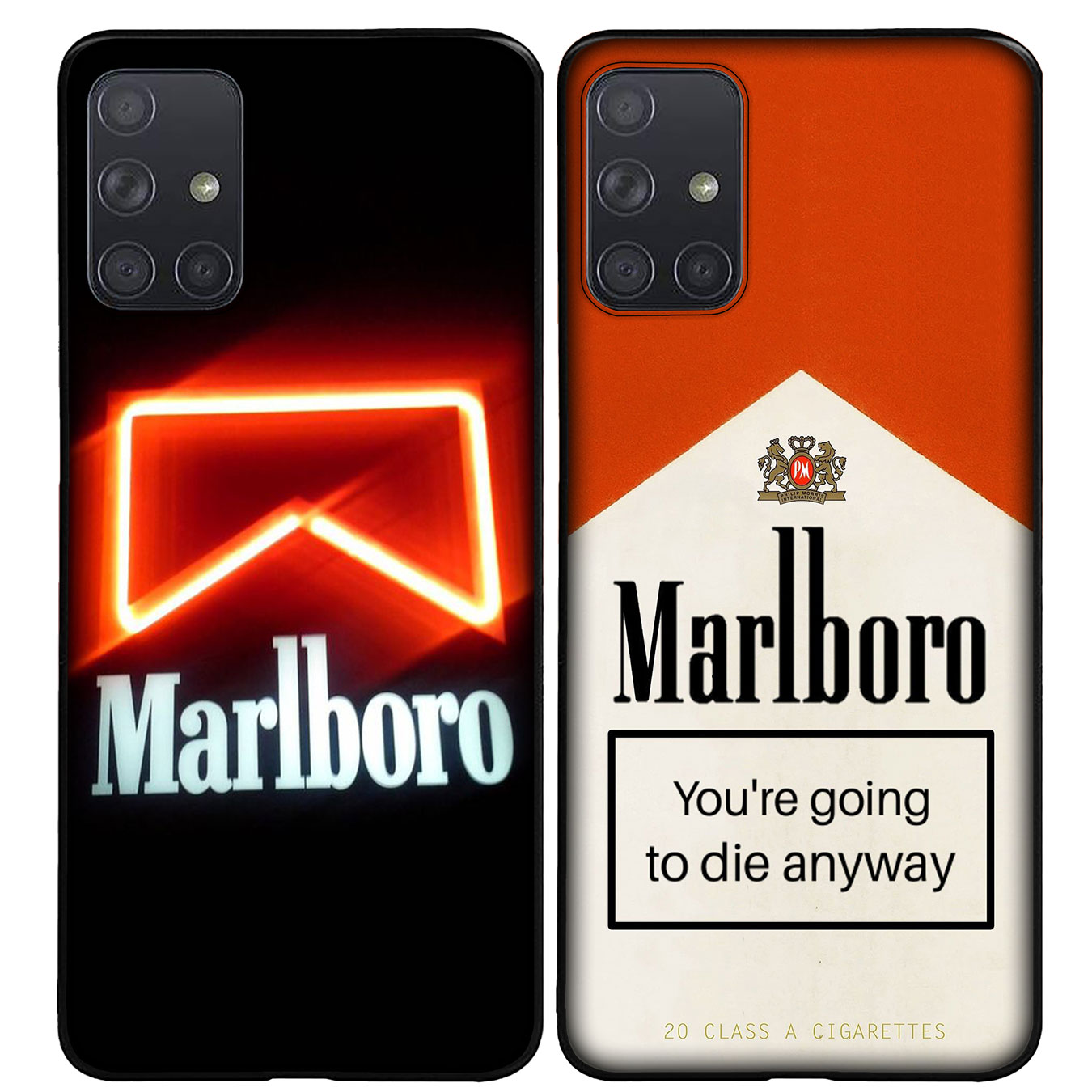 Ốp Điện Thoại Silicon Mềm Hình Logo Marlboro 11a Cho Oppo A9 A8 A7 A5 A73 A31 A32 F11 F9 Pro F7 A5s Ax7 A7x A3s A53 2020