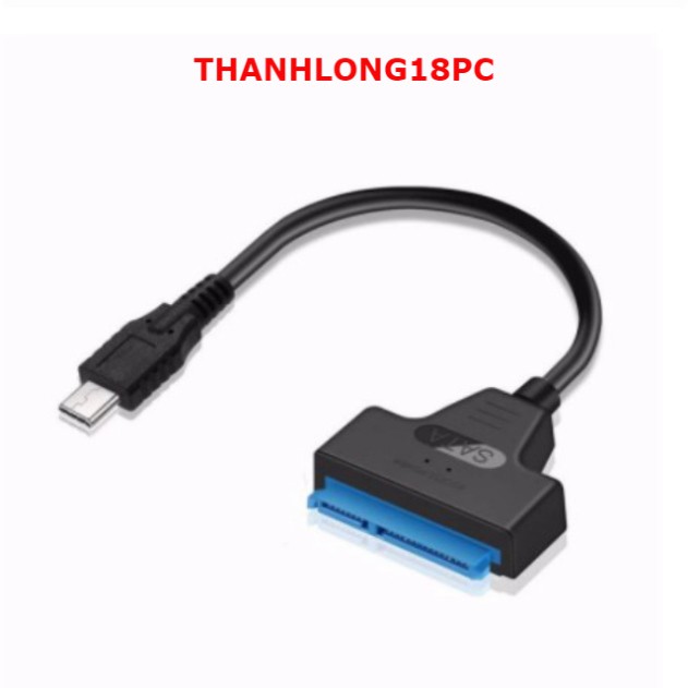 Dây Cáp Chuyển Đổi Kết Nối Ổ Cứng HDD Từ USB 3.0 Sang Sata 22 Pin 2.5 inch | BigBuy360 - bigbuy360.vn