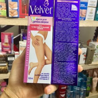 Kem tẩy lông Velvet Nga