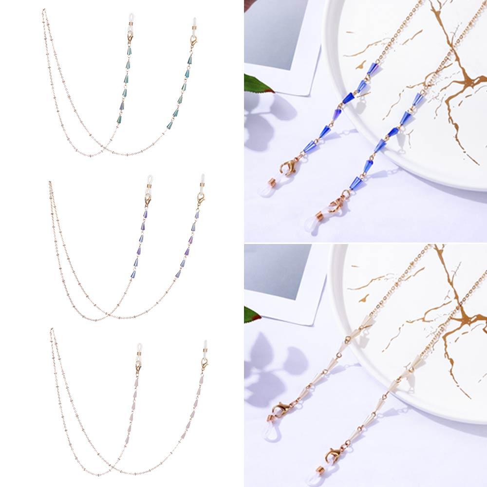 Dây Đeo Kính Bằng Kim Loại Chống Thất Lạc Thời Trang|Dây Chuyền Chuỗi Hạt Thời Trang Xinh Xắn