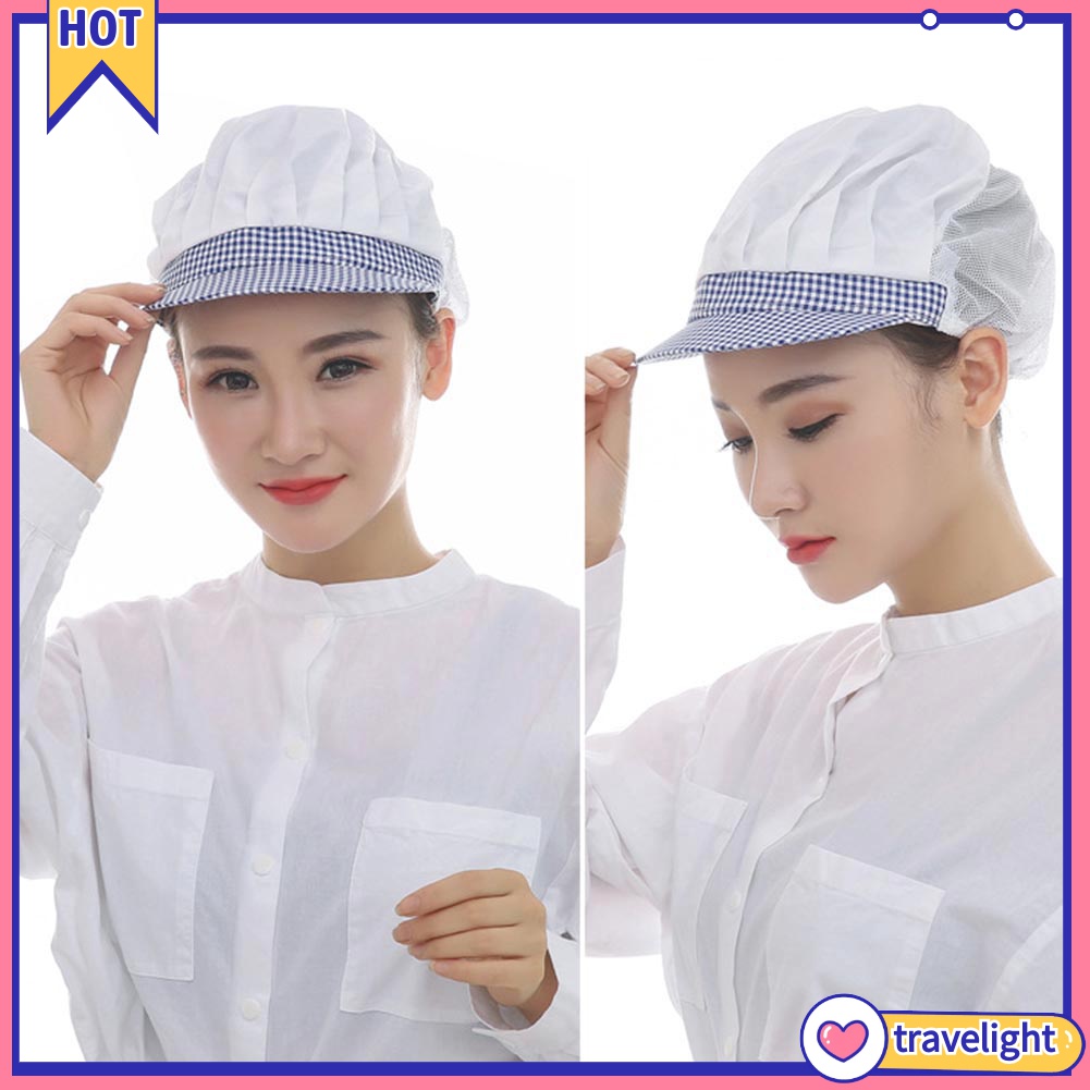 (Travelight) Mũ Đầu Bếp Co Giãn Phối Lưới Thoáng Khí Trọng Lượng Nhẹ