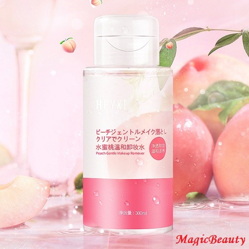 Nước tẩy trang Heyxi Đào giúp làm sạch, dưỡng ẩm Peach Gentle Makeup Remover