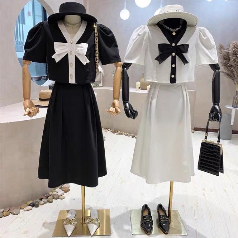 SET VÁY ZAPLANG TIỂU THƯ NƠ NGỰC 2 MÀU