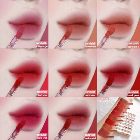 Son Kem Siêu Lì, Chống Trôi CandyLab Creampop The Velvet Lip Color 4.5g