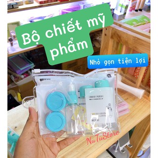 Set chiết mỹ phẩm bỏ túi tiện lợi 6 món