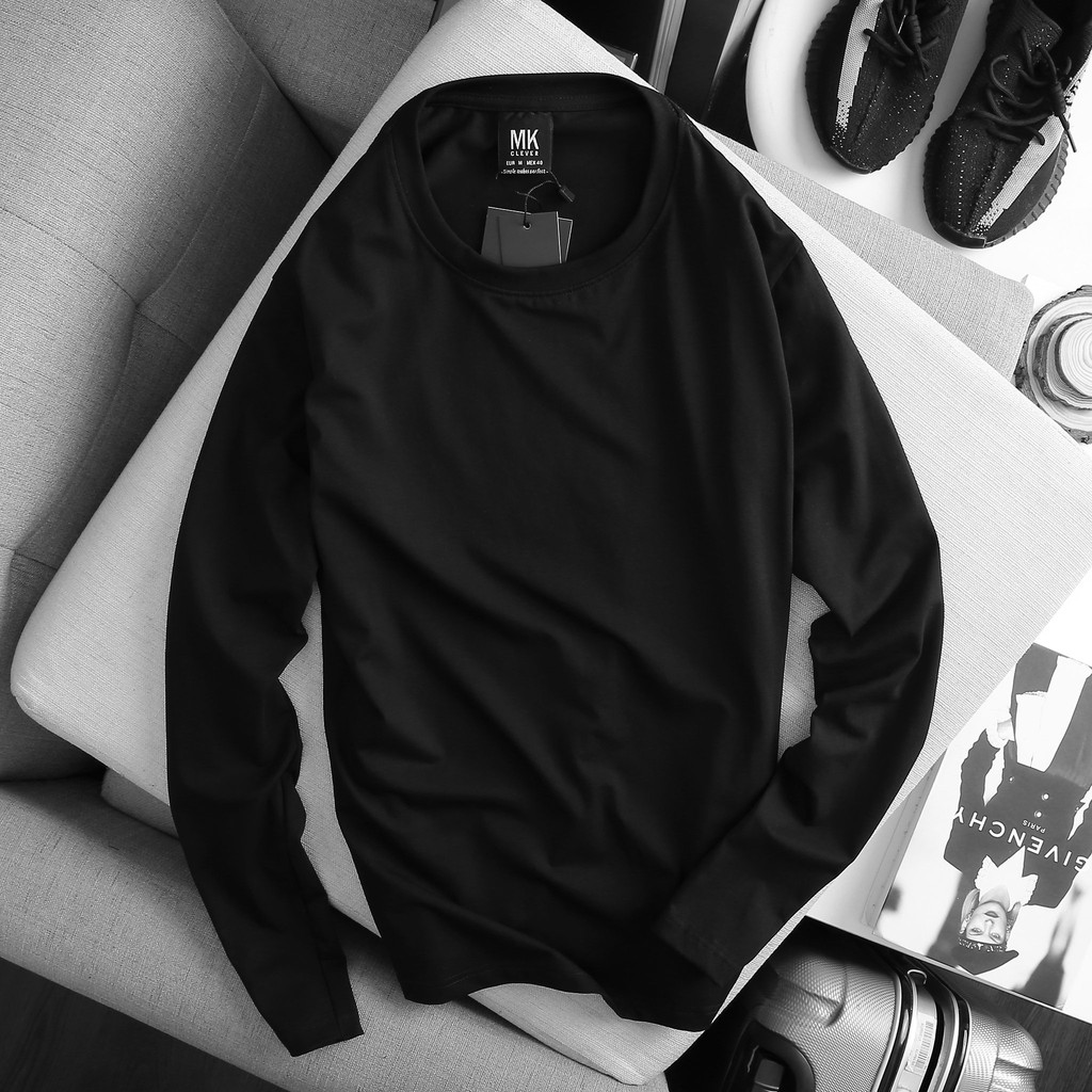 ÁO THUN TRƠN DÀI TAY ATDT113 | BigBuy360 - bigbuy360.vn