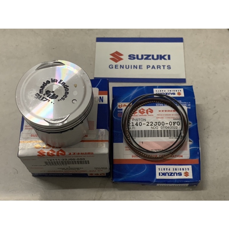 bộ xylanh lòng pitong bạc viva 115 fi suzuki chính hãng