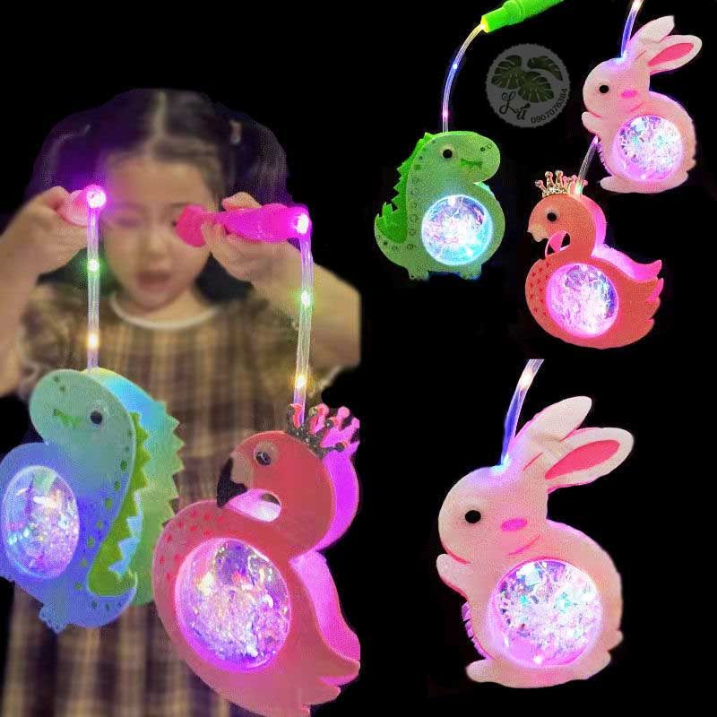 Đèn Trung Thu phát sáng hình con vật đáng yêu cho bé, mẫu mới 2022