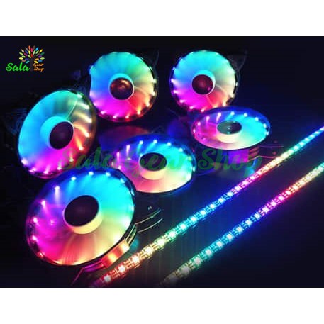 Quạt Tản Nhiệt, Fan Led RGB Coolmoon V1 - Đồng Bộ Hub Coolmoon