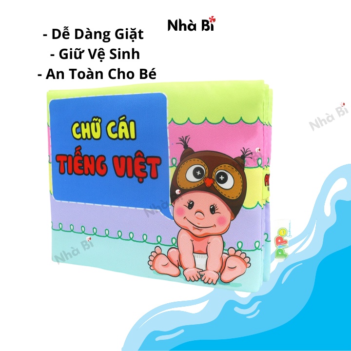 Sách Vải Cho Bé 16 Chủ Đề Chính Hãng Pipo Việt Nam Giúp Bé Phát Triển Đa Giác Quan 17x14cm