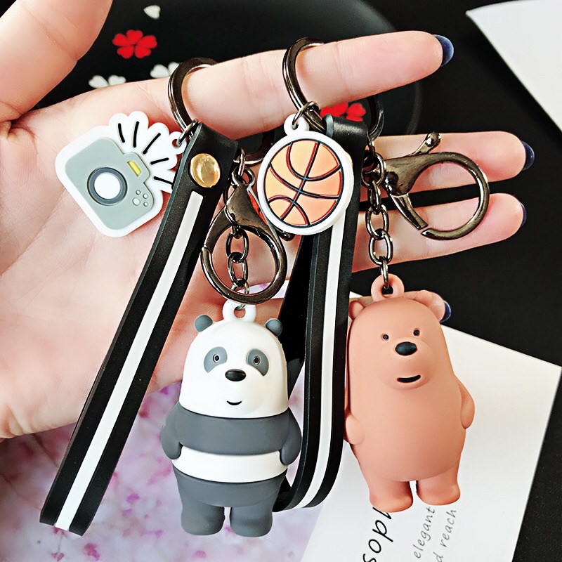móc khoá hình gấu dễ thương