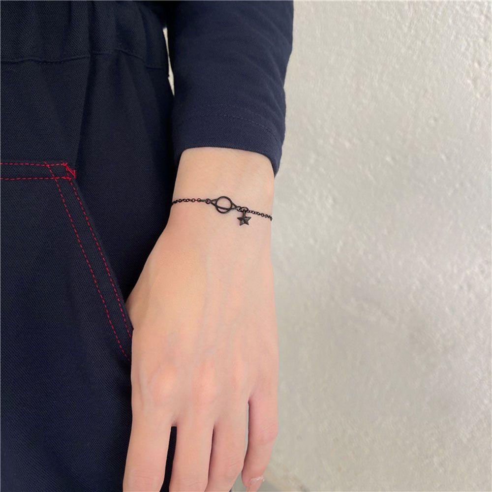 BORAG Vòng Tay Ngôi Sao Đơn Giản Phong Cách Gothic Mới